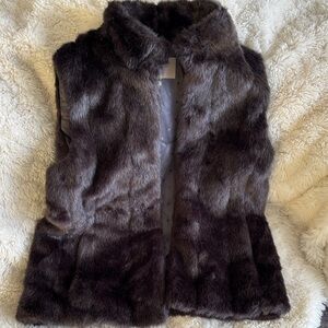 Banana Republic Faux Fur Vest